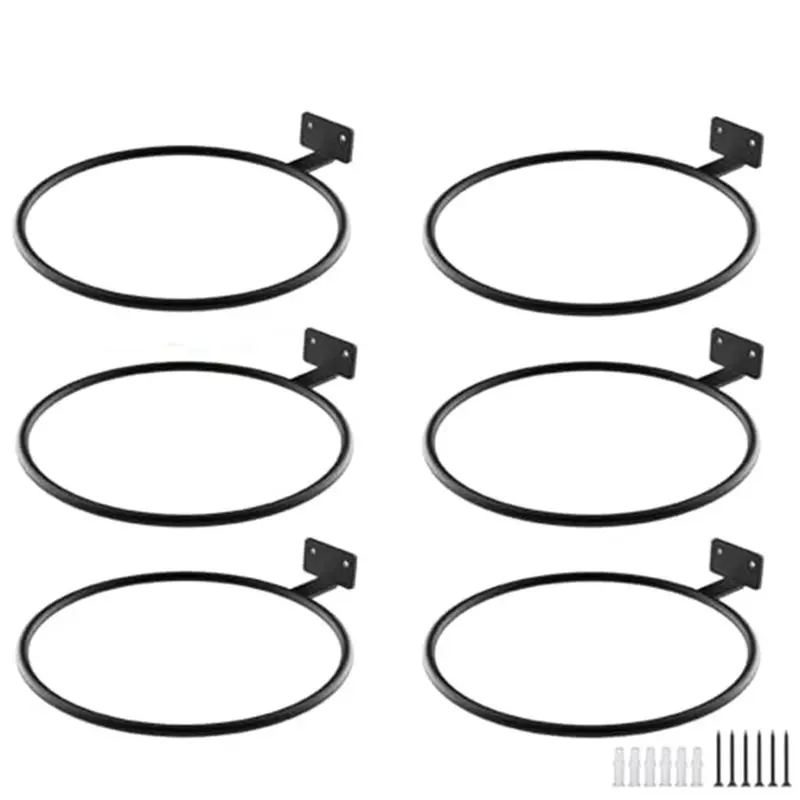 ABHS-6 Pack Mounted Ball Wall Storage Display Universal Ball Rack Metal Rack Holder For Basketball Football Volleyball Soccer
ABHS-6 Pack Mounted Ball Wall Storage Display Universal Ball Rack Metal Rack Holder For Basketball Football Volleyball Soccer