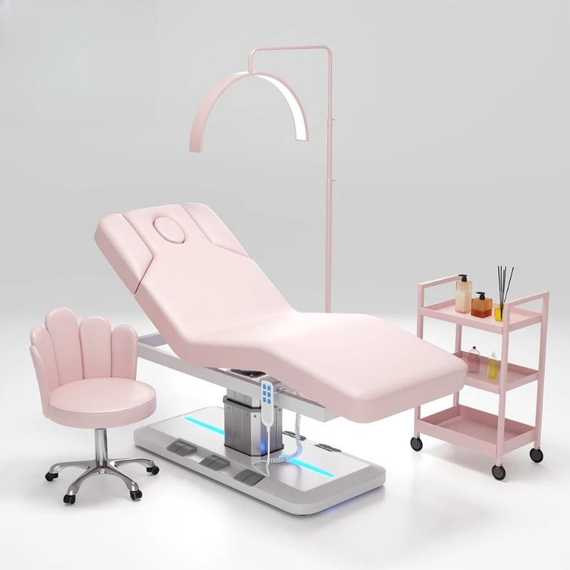 Электрическая косметологическая кушетка для салонов красоты с 3 моторами, одноколонная, с встроенным ножным управлением, для спа-процедур и массажа
Электрическая косметологическая кушетка для салонов красоты с 3 моторами, одноколонная, с встроенным ножным управлением, для спа-процедур и массажа
