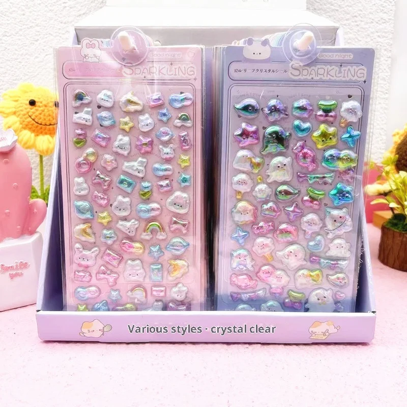 40 шт. детских наклеек для девочек с мультяшными персонажами, милыми радужными 3D-стикерами с тиснением, для творчества и декора
40 шт. детских наклеек для девочек с мультяшными персонажами, милыми радужными 3D-стикерами с тиснением, для творчества и декора