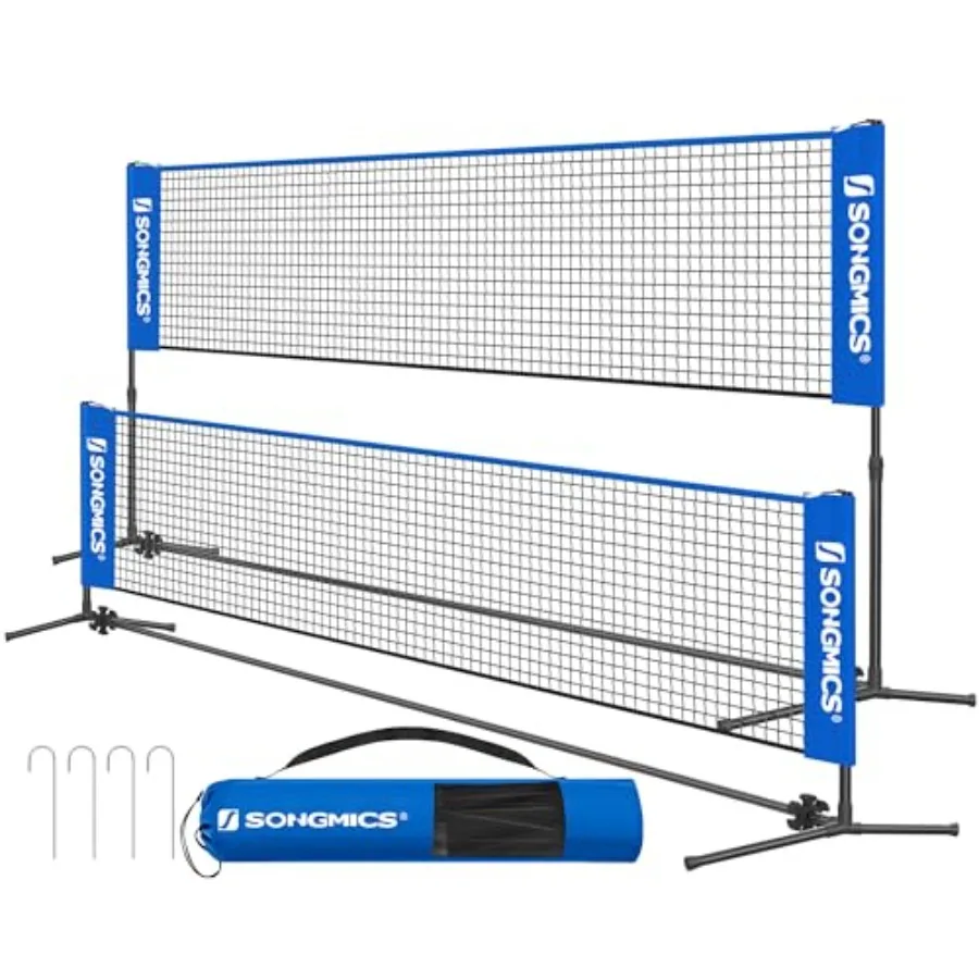 Badminton Net, Height Adjustable Volleyball Net, Pickleball Net for Junior Tennis,,Indoor Outdoor Court, Foldable Nylon Net wit
Badminton Net, Height Adjustable Volleyball Net, Pickleball Net for Junior Tennis,,Indoor Outdoor Court, Foldable Nylon Net wit