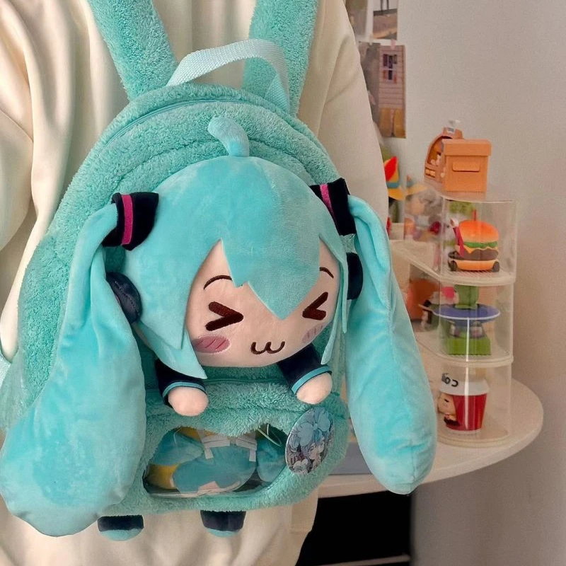 Новый рюкзак Hatsune Miku Ita, женские и мужские плюшевые рюкзаки, милые сумки аниме, дорожные повседневные школьные сумки
Новый рюкзак Hatsune Miku Ita, женские и мужские плюшевые рюкзаки, милые сумки аниме, дорожные повседневные школьные сумки