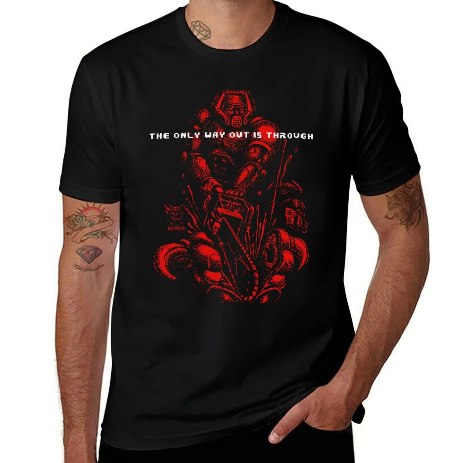 The Only Way Out Is Through T-Shirt korean fashion customizeds customs blue archive mens cotton t shirts
The Only Way Out Is Through T-Shirt korean fashion customizeds customs blue archive mens cotton t shirts