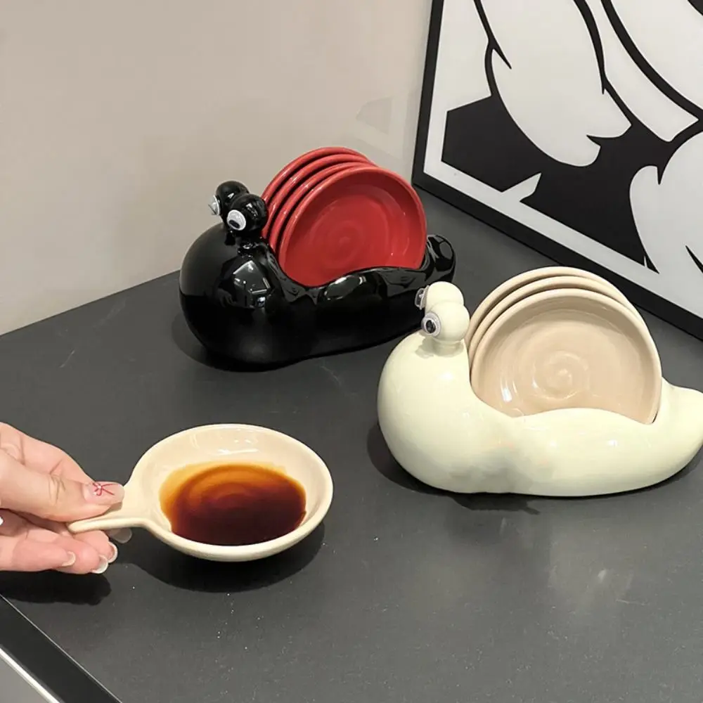 Kitchen Organizer Ceramic Snail Small Dish Cute Multifunctional Seasoning Dish Household Dip Dish Desktop
Kitchen Organizer Ceramic Snail Small Dish Cute Multifunctional Seasoning Dish Household Dip Dish Desktop