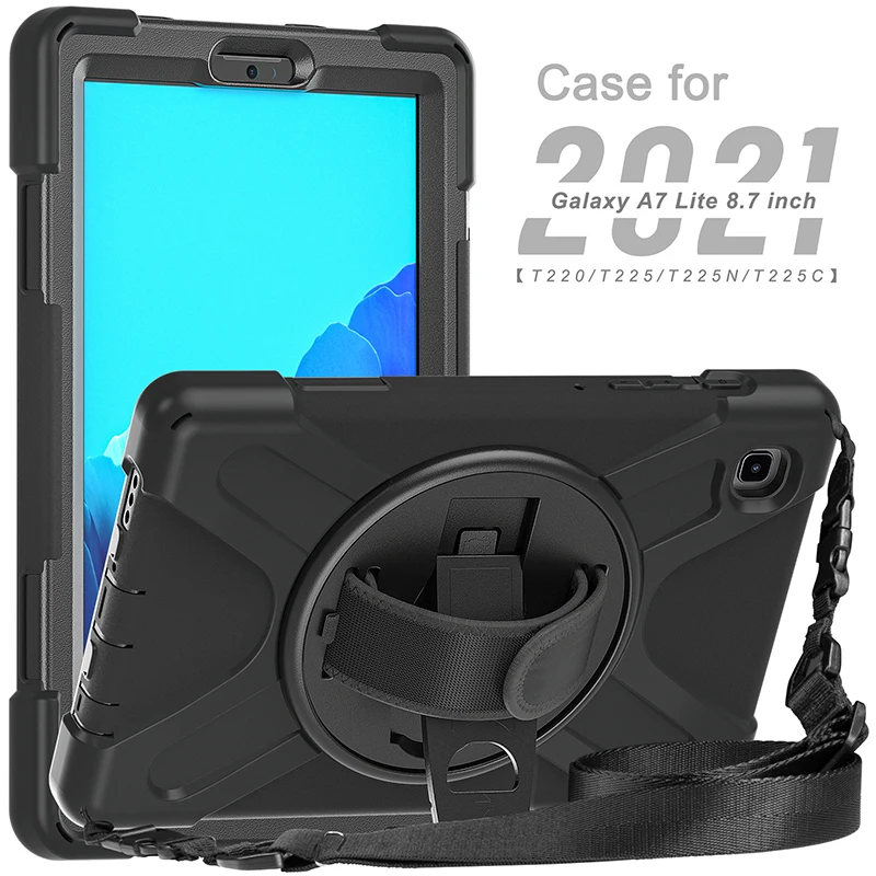 Protective Case For Samsung Galaxy Tab A7 Lite 8.7 inch 2021 T220 T225 Tablet Case Kickstand Holder Anti-fall 360 Rotation Cover
Protective Case For Samsung Galaxy Tab A7 Lite 8.7 inch 2021 T220 T225 Tablet Case Kickstand Holder Anti-fall 360 Rotation Cover