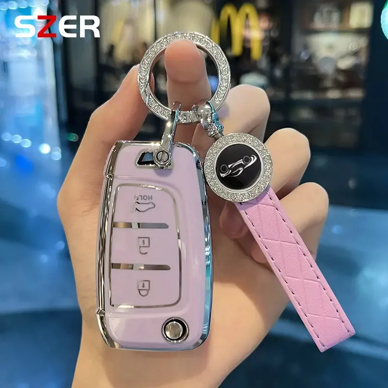 TPU Car Folding Key Case Cover Holder Shell Keychain For Hyundai Azera Elantra Solaris Tucson I30 I35 I40 KONA Genesis Santa Fe
TPU Car Folding Key Case Cover Holder Shell Keychain For Hyundai Azera Elantra Solaris Tucson I30 I35 I40 KONA Genesis Santa Fe