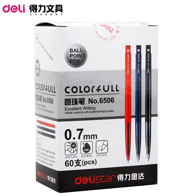 BOKU 6506 Ballpoint Pen 0.7MM Ballpoint Press Pen 60PCS
BOKU 6506 Ballpoint Pen 0.7MM Ballpoint Press Pen 60PCS