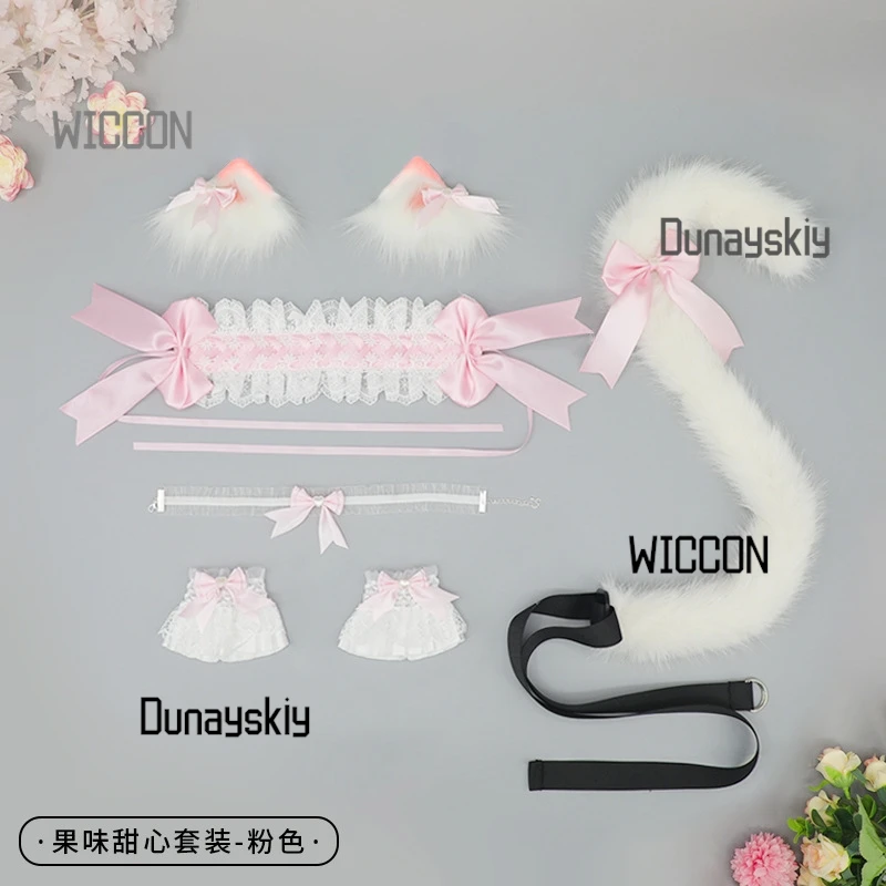 Kawaii Lolita Hair Set for Conventions - Cat Ear Headband/Bow Clips/Wrist Tail Halloween/Christmas/Oktoberfest/Easter
Kawaii Lolita Hair Set for Conventions - Cat Ear Headband/Bow Clips/Wrist Tail Halloween/Christmas/Oktoberfest/Easter