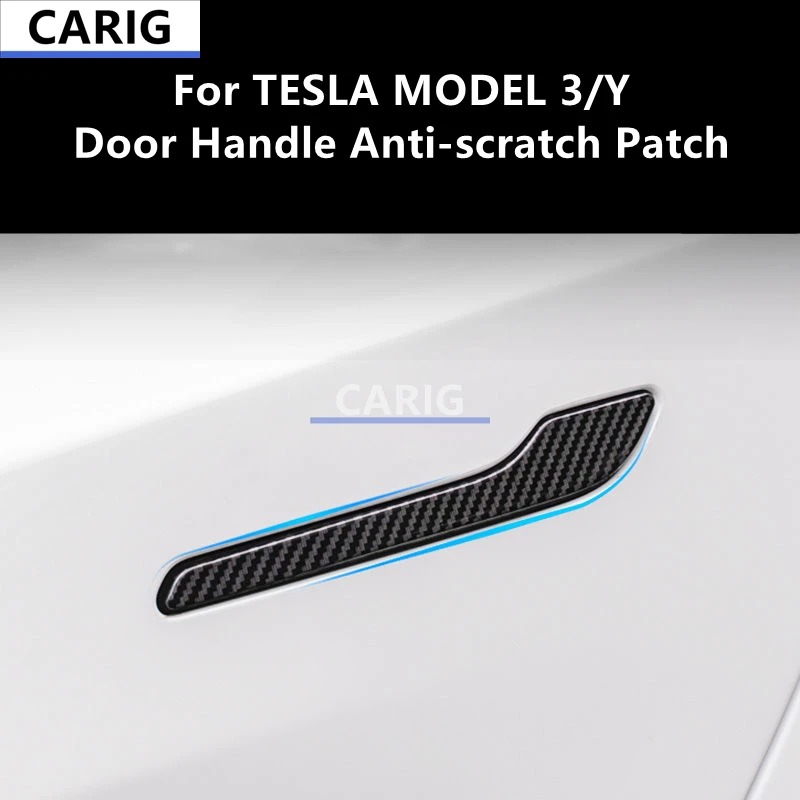For TESLA MODEL 3/Y Door Handle Anti-scratch Patch Carbon Fiber Pattern Handle Sticker Modified Decorative Accessories
For TESLA MODEL 3/Y Door Handle Anti-scratch Patch Carbon Fiber Pattern Handle Sticker Modified Decorative Accessories