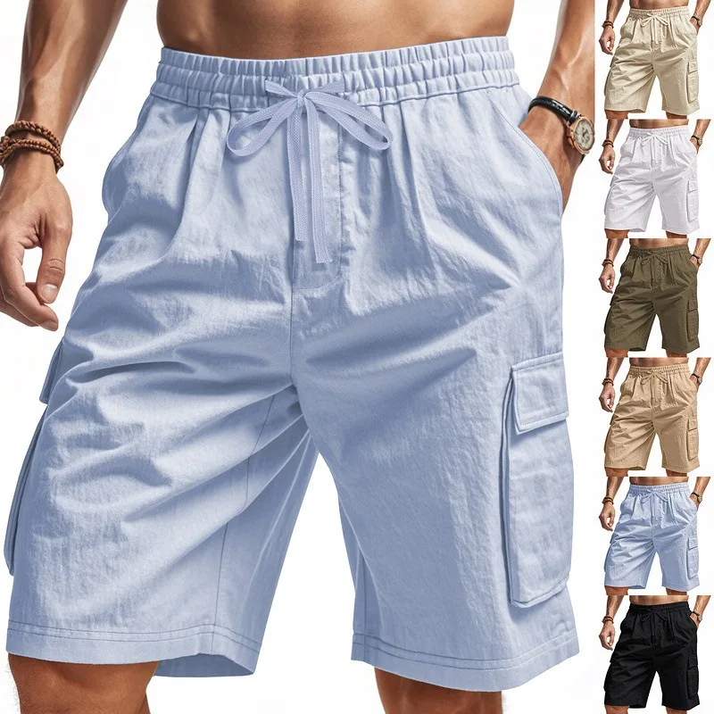 Mens Cargo Shorts Multi Pocket Drawstring Loose Fit Casual Outdoor Sports Beach Summer Trousers
Mens Cargo Shorts Multi Pocket Drawstring Loose Fit Casual Outdoor Sports Beach Summer Trousers