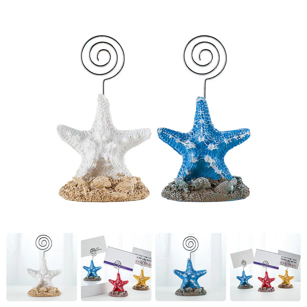 2Pcs Sea Star Note Clips Creative Desktop Memo Holders Resin Photo Clamps Perfect for Wedding Birthday Festival Table Decor
2Pcs Sea Star Note Clips Creative Desktop Memo Holders Resin Photo Clamps Perfect for Wedding Birthday Festival Table Decor