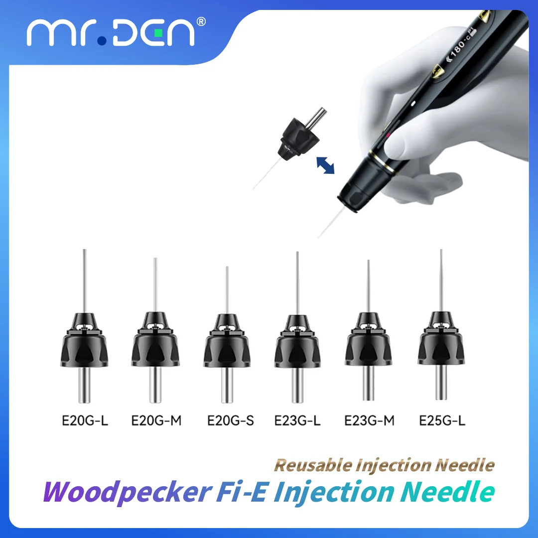 Woodpecker Reusable Injection Needle Fi-E Glue Needle 134°C Autoclavable Dental Hot Cement Obturation Tool
Woodpecker Reusable Injection Needle Fi-E Glue Needle 134°C Autoclavable Dental Hot Cement Obturation Tool
