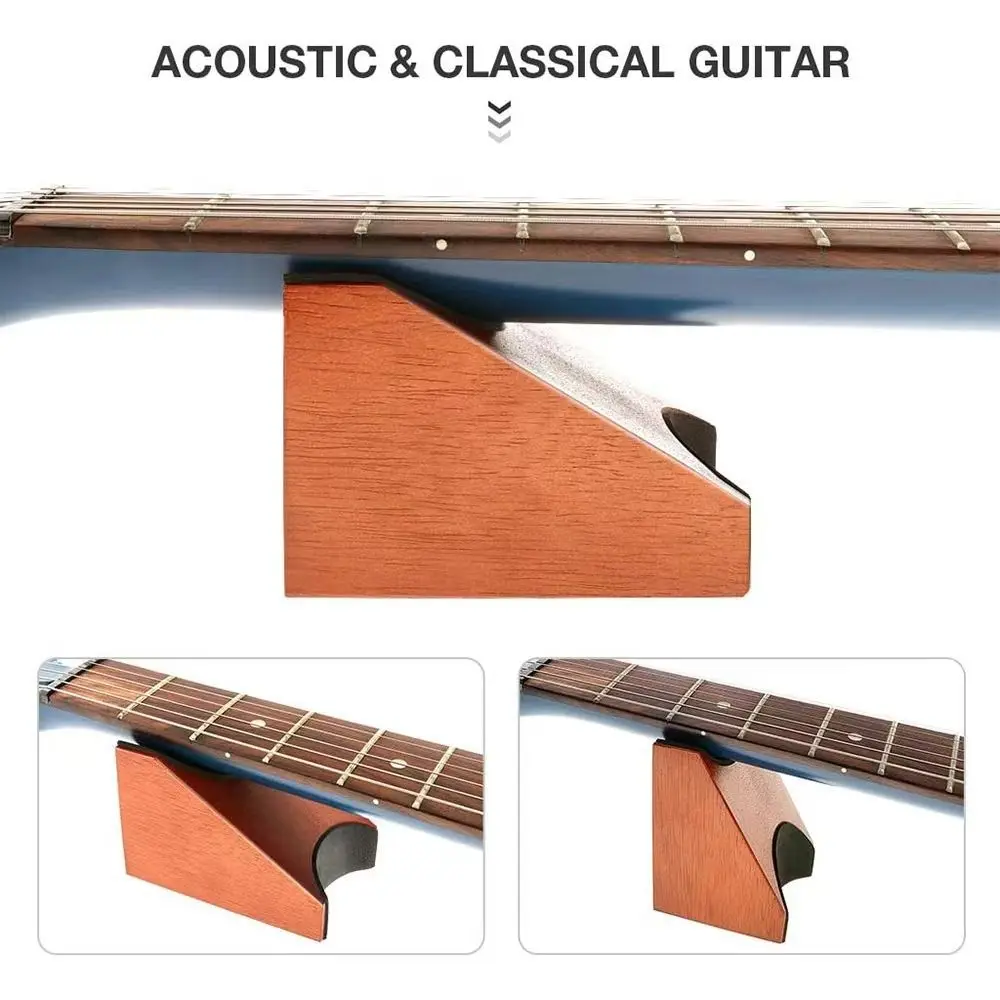 Support Pillow Guitar Wooden Neck Bracket Multi-function Mahogany Material Guitar Neck Rest Professional Vertical
Support Pillow Guitar Wooden Neck Bracket Multi-function Mahogany Material Guitar Neck Rest Professional Vertical