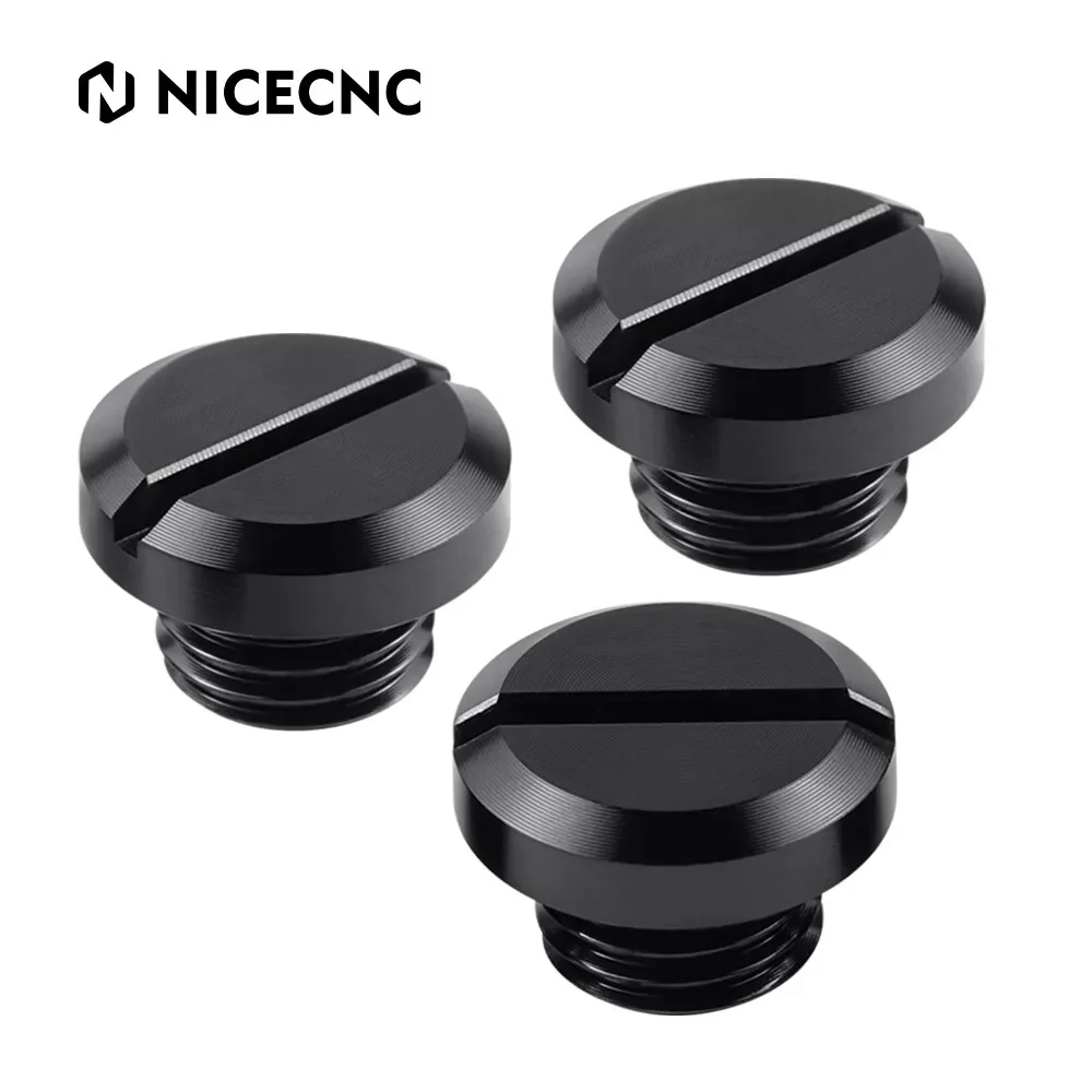 3X CNC Billet Mirror Hole Blanking Plugs M10x1.25 Anodized Aluminum Alloy Motorcycle Accessories Common Black
3X CNC Billet Mirror Hole Blanking Plugs M10x1.25 Anodized Aluminum Alloy Motorcycle Accessories Common Black