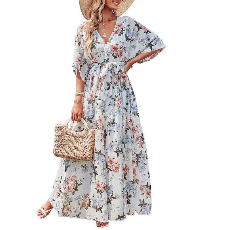 V-Neck Flare Sleeve Dress Y 65591 Cross-Border E-commerce Women's Fashion Spring 2026 Neutral Seven-Quarter Sleeve Other Mate...
V-Neck Flare Sleeve Dress Y 65591 Cross-Border E-commerce Women's Fashion Spring 2026 Neutral Seven-Quarter Sleeve Other Mate...