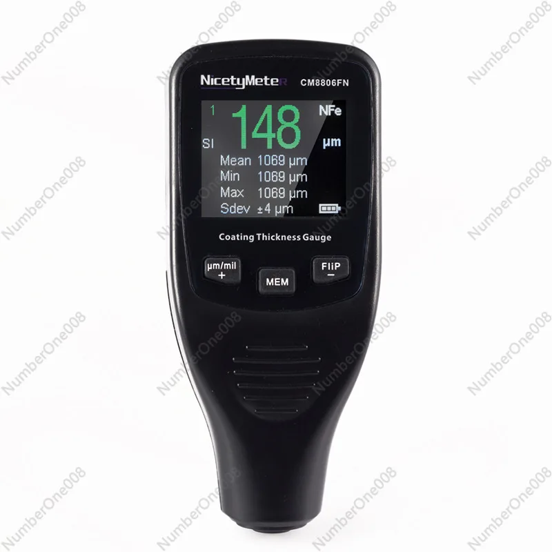 Coating thickness gauge CM8806FN iron-based aluminum-based dual-purpose automotive paint film thickness test
Coating thickness gauge CM8806FN iron-based aluminum-based dual-purpose automotive paint film thickness test