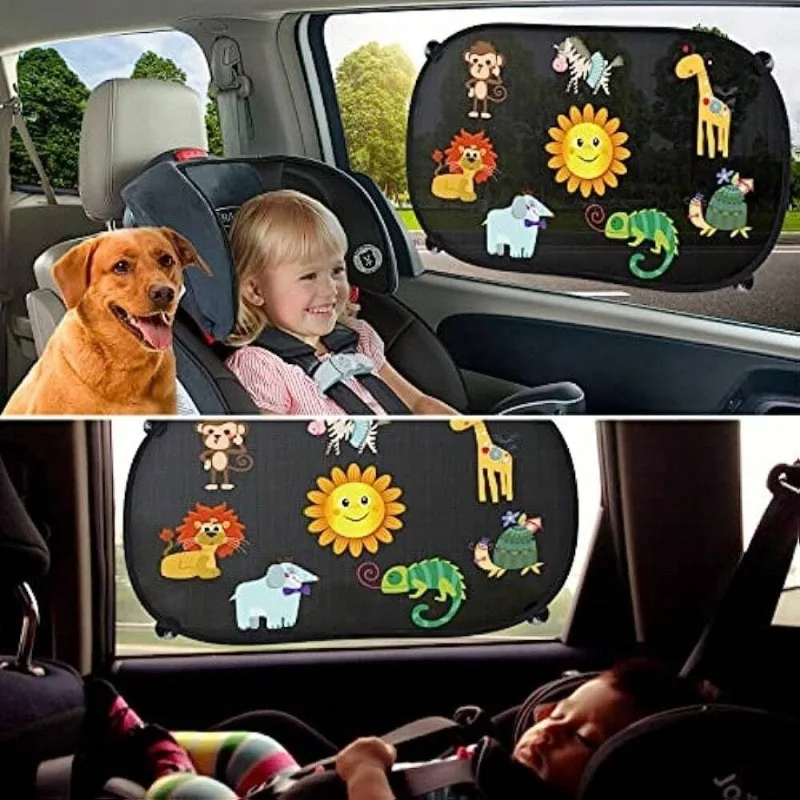 Мультяшный солнцезащитный козырек на боковое окно автомобиля, защита от ультрафиолета, адсорбция из ПВХ, статические автомобильные аксессуары, милые портативные затенения бокового окна автомобиля
Мультяшный солнцезащитный козырек на боковое окно автомобиля, защита от ультрафиолета, адсорбция из ПВХ, статические автомобильные аксессуары, милые портативные затенения бокового окна автомобиля