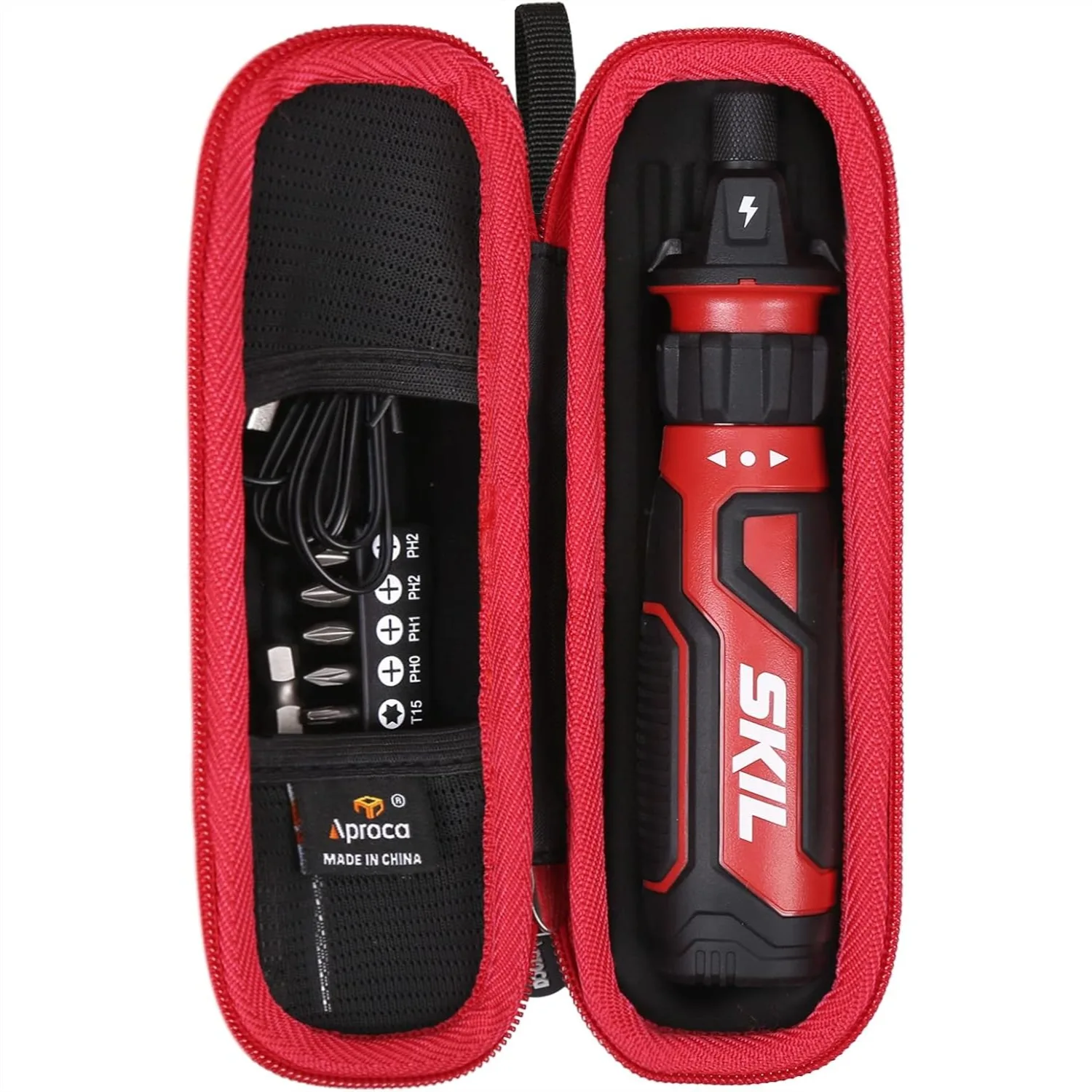 Portable Storage Bag For Cordless Screwdriver And Accessories, Protective Case For Rechargeable 4V Power Tool
Portable Storage Bag For Cordless Screwdriver And Accessories, Protective Case For Rechargeable 4V Power Tool