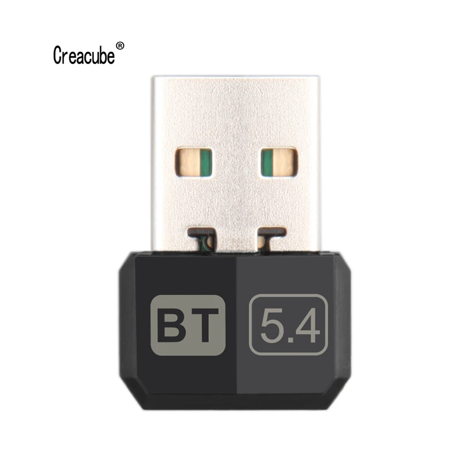Creacube USB Bluetooth-Compatible 5.4 Adapter Transmitter Receiver Audio Dongle Wireless USB Adapter for PC Laptop
Creacube USB Bluetooth-Compatible 5.4 Adapter Transmitter Receiver Audio Dongle Wireless USB Adapter for PC Laptop