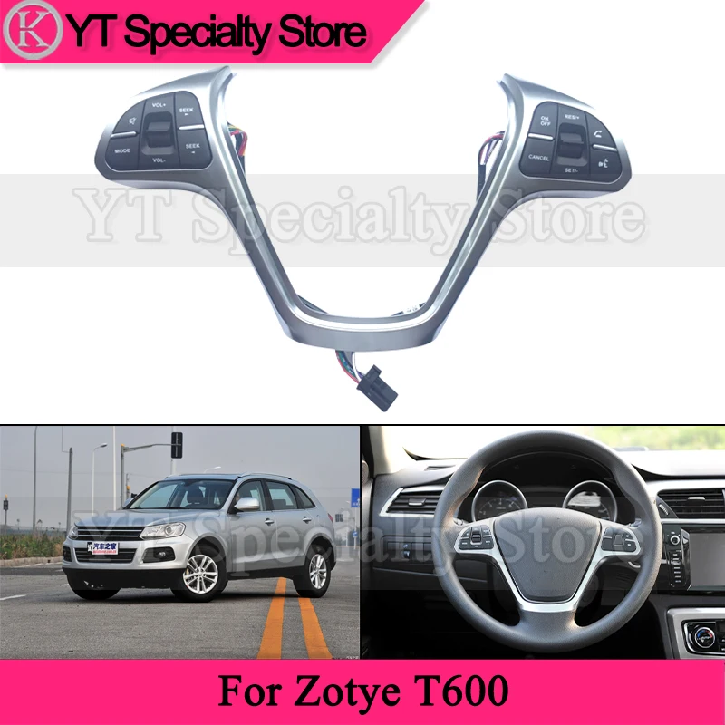 Kamshing Multifunction Steering Wheel Button For Zotye T600 Audio Button Audio Bluetooth Cruise Control Switch
Kamshing Multifunction Steering Wheel Button For Zotye T600 Audio Button Audio Bluetooth Cruise Control Switch