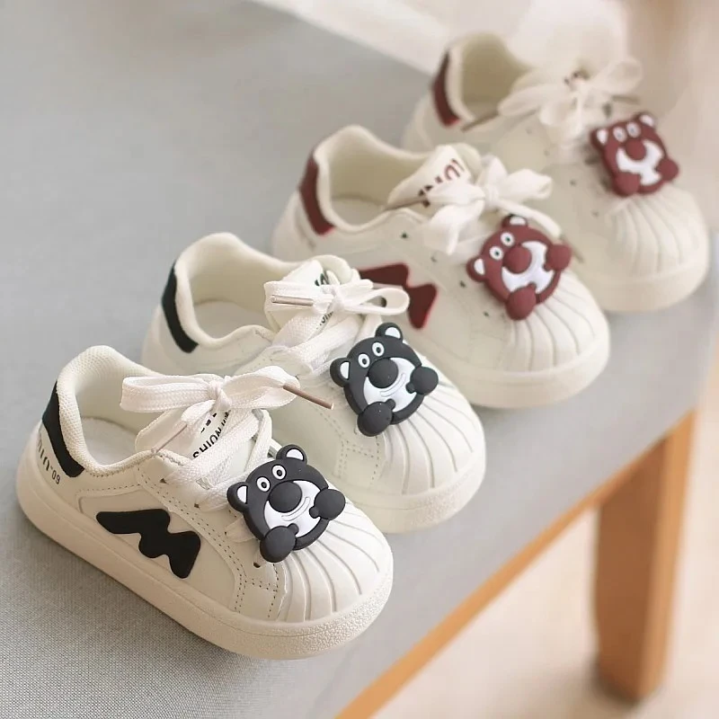 Kids Shell Toe Sneakers, Soft Sole First Walkers White Casual Shoes
Kids Shell Toe Sneakers, Soft Sole First Walkers White Casual Shoes