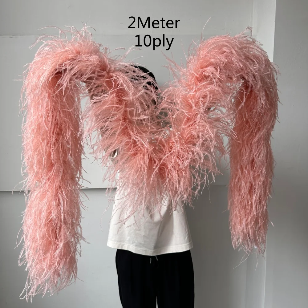 Natural Ostrich Feather Boa 2M 3-15PLY High Quality Fluffy Plumas Scarf for Party Costume Clothing Sewing Craft Home Art Decor
Natural Ostrich Feather Boa 2M 3-15PLY High Quality Fluffy Plumas Scarf for Party Costume Clothing Sewing Craft Home Art Decor