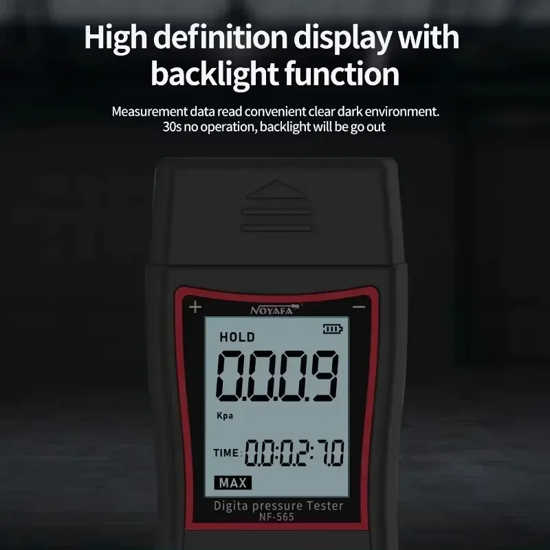 NOYAFA Digital Manometer Air Pressure Gauge NF-565 Differential Pressure Gauge ±105 KPaAir Pressure Meter Differential G
NOYAFA Digital Manometer Air Pressure Gauge NF-565 Differential Pressure Gauge ±105 KPaAir Pressure Meter Differential G