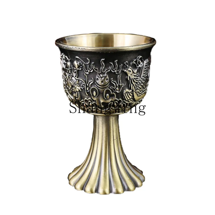DSA Vintage Dragon and Phoenix Barware Set High-end Creative Home Retro Metal Tray Dispenser Gift Ornament
DSA Vintage Dragon and Phoenix Barware Set High-end Creative Home Retro Metal Tray Dispenser Gift Ornament
