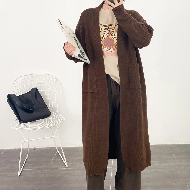 Удлиненный кардиган-пальто для похудения с двойными карманами и узором Tooti, осенне-зимний, для повседневной носки, из смесового хлопка, 8809
Удлиненный кардиган-пальто для похудения с двойными карманами и узором Tooti, осенне-зимний, для повседневной носки, из смесового хлопка, 8809