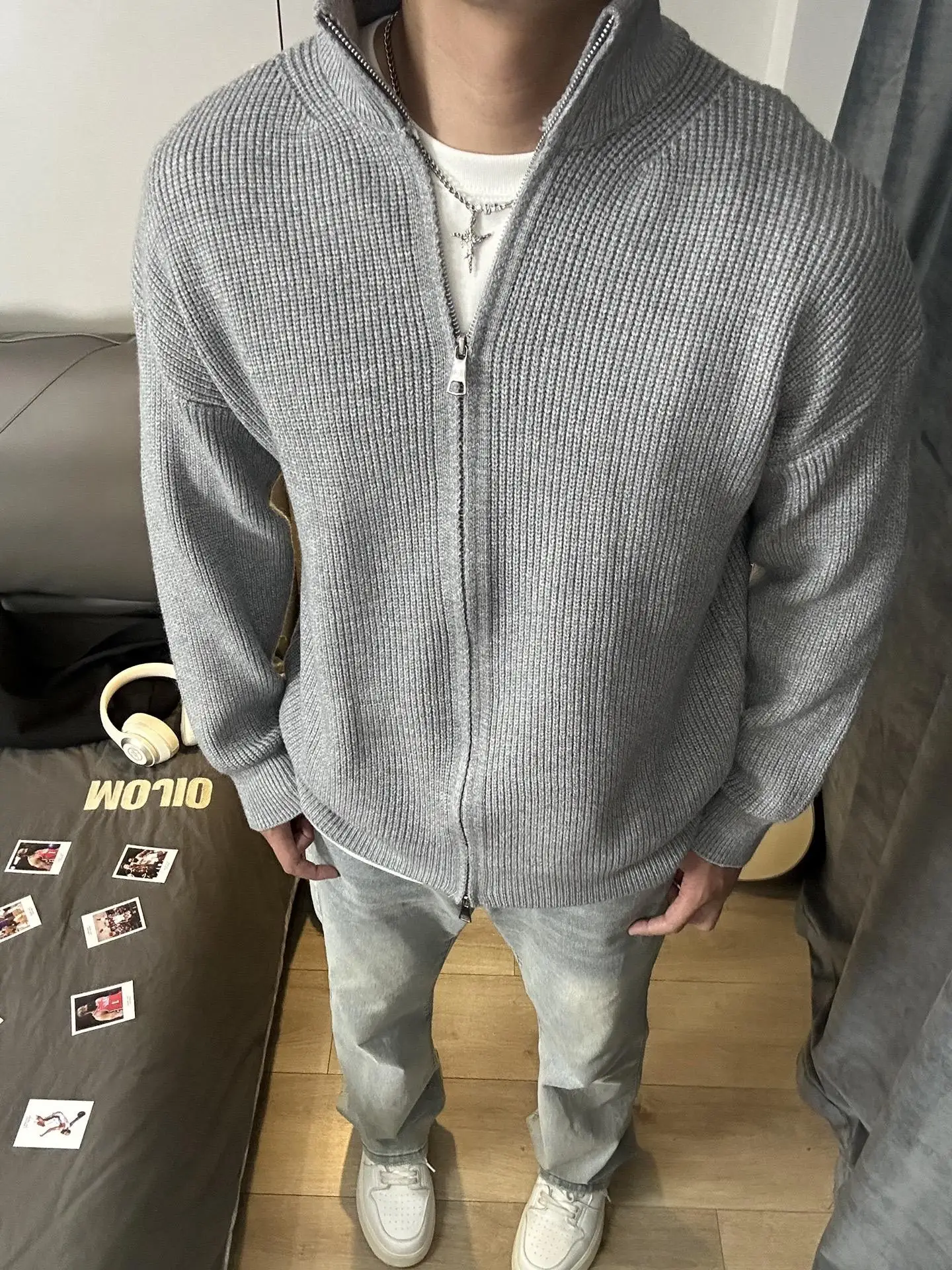 ay American Sle Cleanfit Knitted Sweater Coat for Men with Double Zipper Loose Fit Winter Thiened Long Sve irt
ay American Sle Cleanfit Knitted Sweater Coat for Men with Double Zipper Loose Fit Winter Thiened Long Sve irt