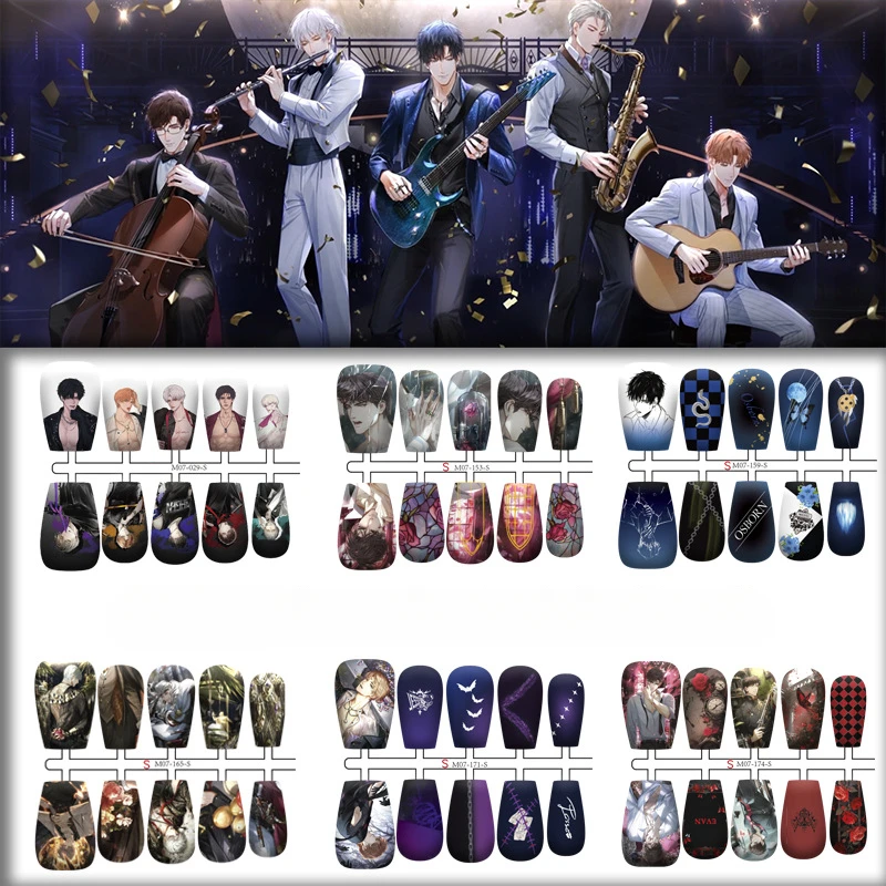 40PCS Light and Night Two Dimensional Flexible Wearable Nails for Game Characters Detachable Pain Nails Velveteen Advanced Nails
40PCS Light and Night Two Dimensional Flexible Wearable Nails for Game Characters Detachable Pain Nails Velveteen Advanced Nails