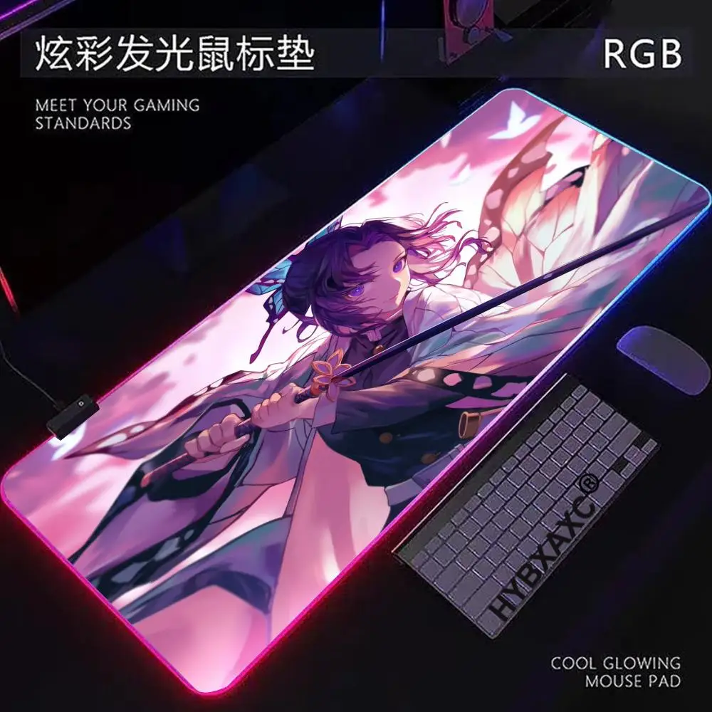 Purple Butterfly Demon Slayer Mouse Pad Japan Anime Extended Desk Mat RGB Kawaii Kochou Shinobu Mousepad PC Laptop Keyboard Rug
Purple Butterfly Demon Slayer Mouse Pad Japan Anime Extended Desk Mat RGB Kawaii Kochou Shinobu Mousepad PC Laptop Keyboard Rug