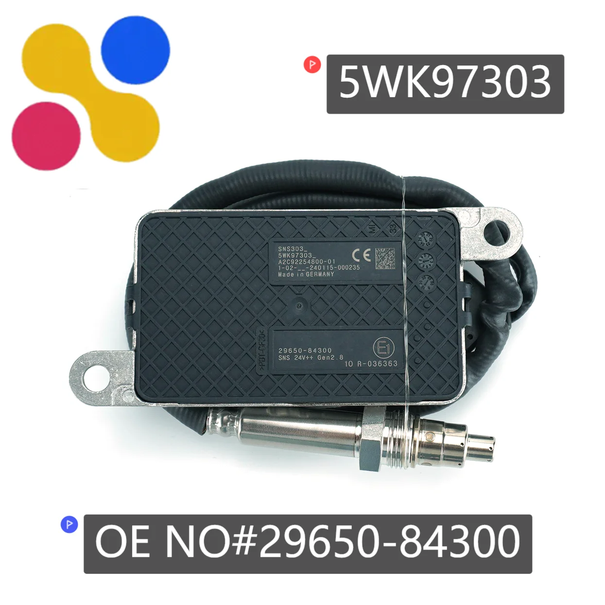 2965084300 5WK97303 29650-84300 New Nitrogen Oxygen Sensor 24V For Hyundai NOX Sensor 24V Truck
2965084300 5WK97303 29650-84300 New Nitrogen Oxygen Sensor 24V For Hyundai NOX Sensor 24V Truck