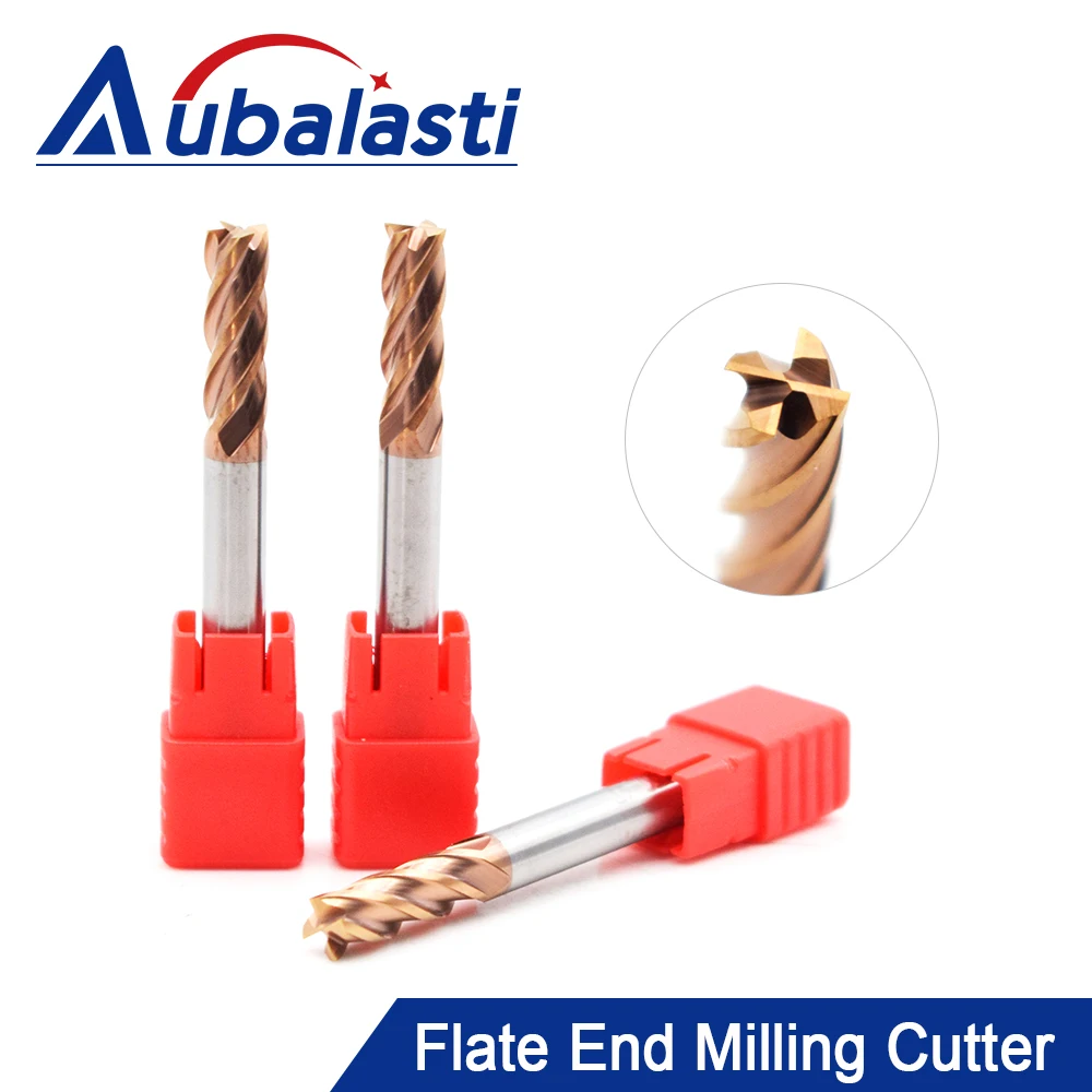 Aubalasti HRC55 4 Flutes Solid Carbide End Mill Milling Cutter CNC Router Bits Tools CNC Milling Cutter Bits for Metal Cutting
Aubalasti HRC55 4 Flutes Solid Carbide End Mill Milling Cutter CNC Router Bits Tools CNC Milling Cutter Bits for Metal Cutting