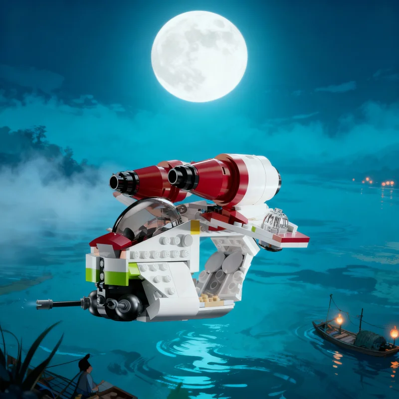 288 деталей MOC Chibi LAAT Gunship: Модель звездной битвы, конструктор, подарок, креативный коллекционный декор, премиум-класс для взрослых и детей
288 деталей MOC Chibi LAAT Gunship: Модель звездной битвы, конструктор, подарок, креативный коллекционный декор, премиум-класс для взрослых и детей