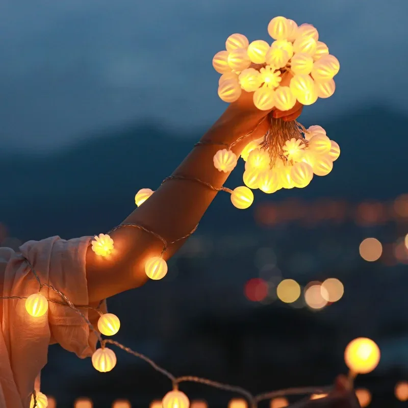 1/2pcs Dia2.5cm Magic Ball Lamp String 3M Warm White LED Solar Waterproof Courtyard Light Outdoor camping decoration Always on
1/2pcs Dia2.5cm Magic Ball Lamp String 3M Warm White LED Solar Waterproof Courtyard Light Outdoor camping decoration Always on