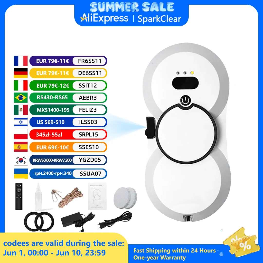 Intelligent Electric Window Cleaning Robot Automatic Water Spray Glass Washer Robotic with Remot Control Windows Washing Cleaner
Intelligent Electric Window Cleaning Robot Automatic Water Spray Glass Washer Robotic with Remot Control Windows Washing Cleaner
