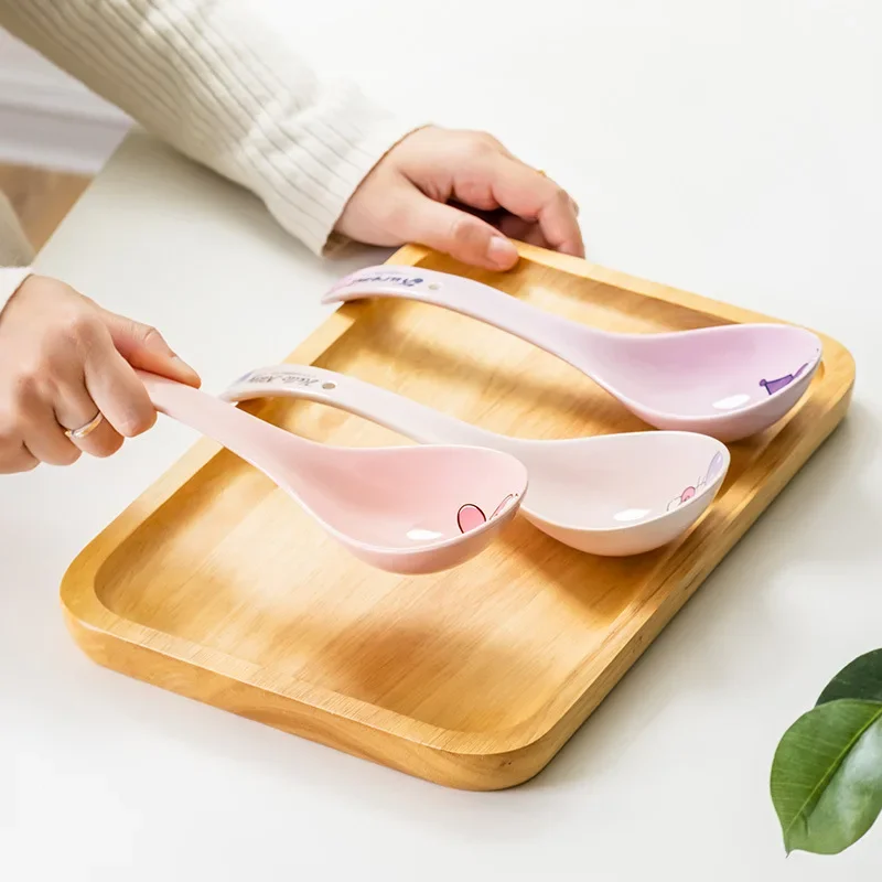 Cinnamoroll Anime Kawaii MINISO Ins Ceramic Soup Spoon Cute Cartoon My Melody Large Capacity Soup Spoon Tableware Gifts for Kids
Cinnamoroll Anime Kawaii MINISO Ins Ceramic Soup Spoon Cute Cartoon My Melody Large Capacity Soup Spoon Tableware Gifts for Kids