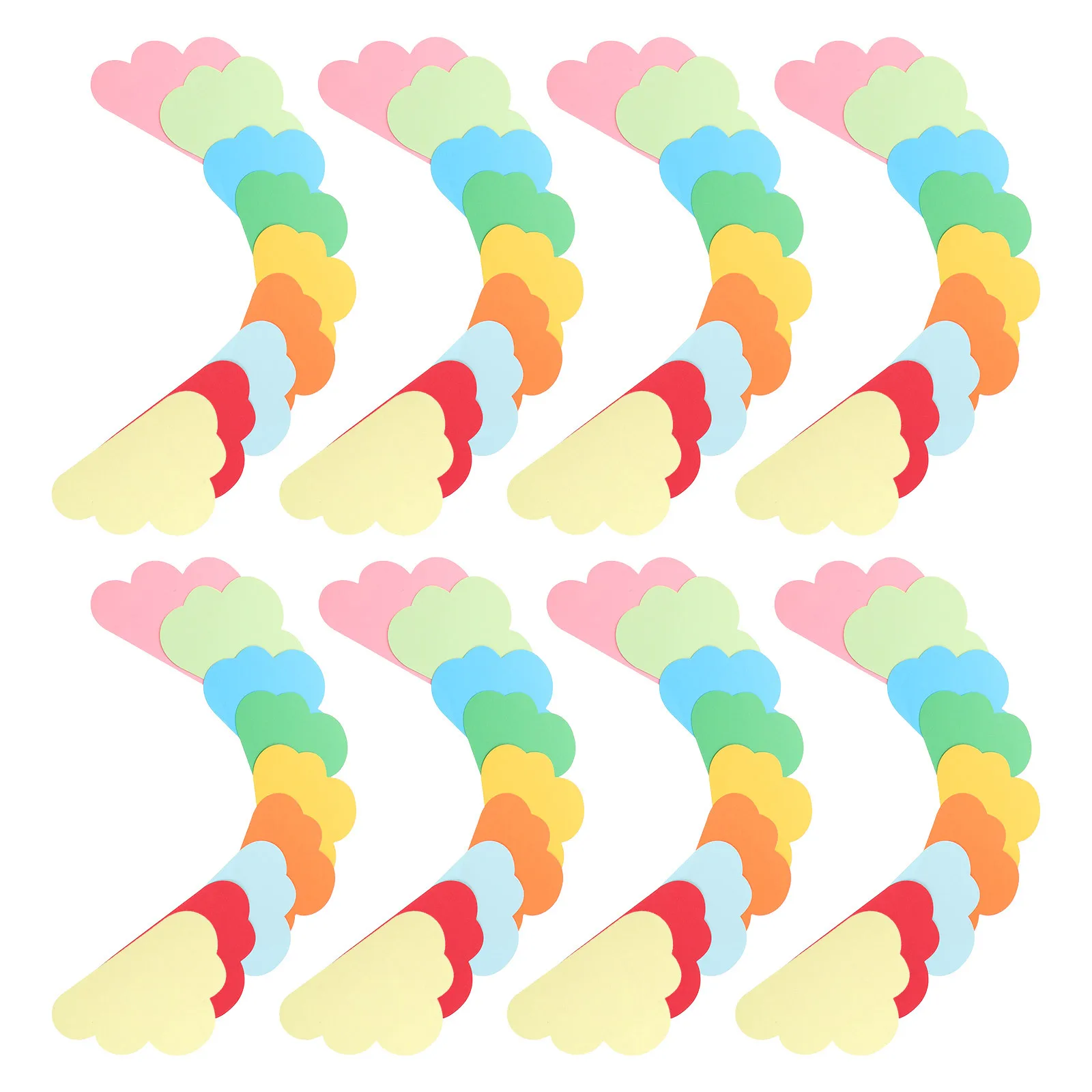 90pcs Handmade Paper Craft Decor: Cloud Shaped Wall Decals For Diy Projects Spring Party Bulletin Board Cutouts
90pcs Handmade Paper Craft Decor: Cloud Shaped Wall Decals For Diy Projects Spring Party Bulletin Board Cutouts