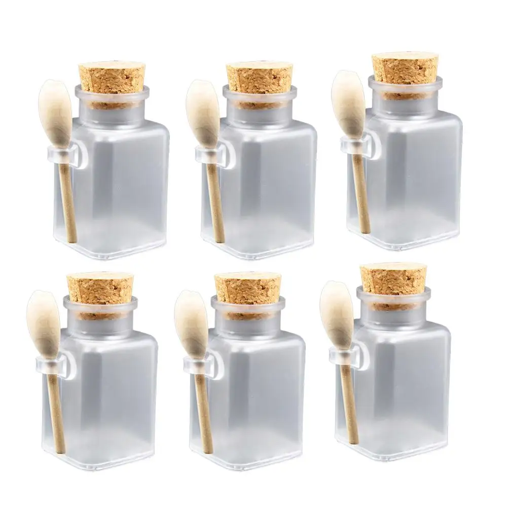 6Pcs Bath Square Plastic Pot Jar Container Food Powder Holder Refillable Seasoning Nut Storage Food Powder Travel Jar
6Pcs Bath Square Plastic Pot Jar Container Food Powder Holder Refillable Seasoning Nut Storage Food Powder Travel Jar