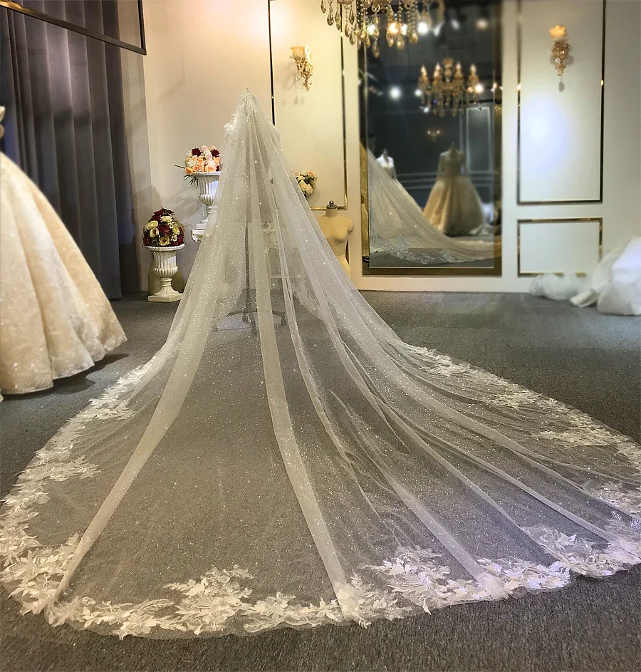Luxury Train Wedding Veil Cathedral Long Bridal Veil Wedding Accessories Bride Headpi Velos De Novia
Luxury Train Wedding Veil Cathedral Long Bridal Veil Wedding Accessories Bride Headpi Velos De Novia