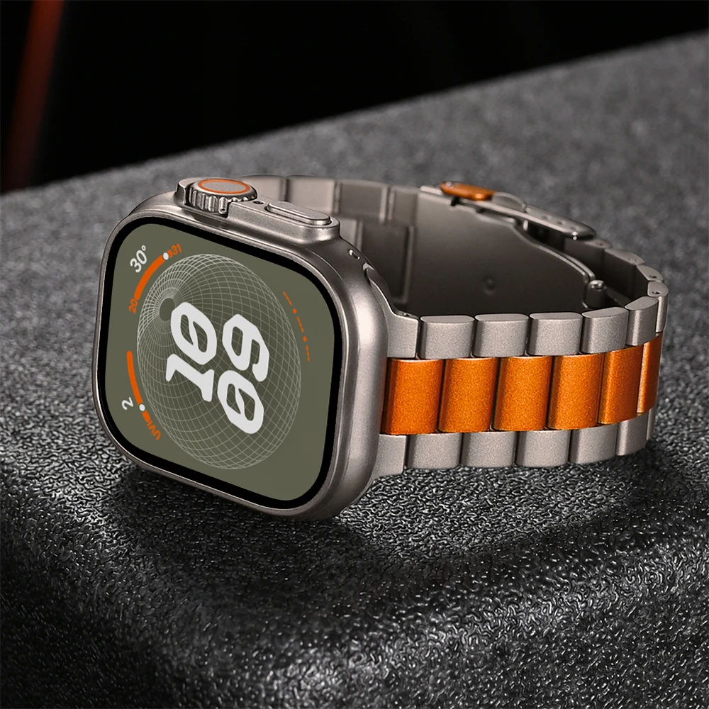 Ремешок титановый оранжевый для Apple Watch Ultra 1/2 49 мм Iwatch Series 9 8 7 6 5 4 Se 45 мм 44 мм 42 мм
Ремешок титановый оранжевый для Apple Watch Ultra 1/2 49 мм Iwatch Series 9 8 7 6 5 4 Se 45 мм 44 мм 42 мм