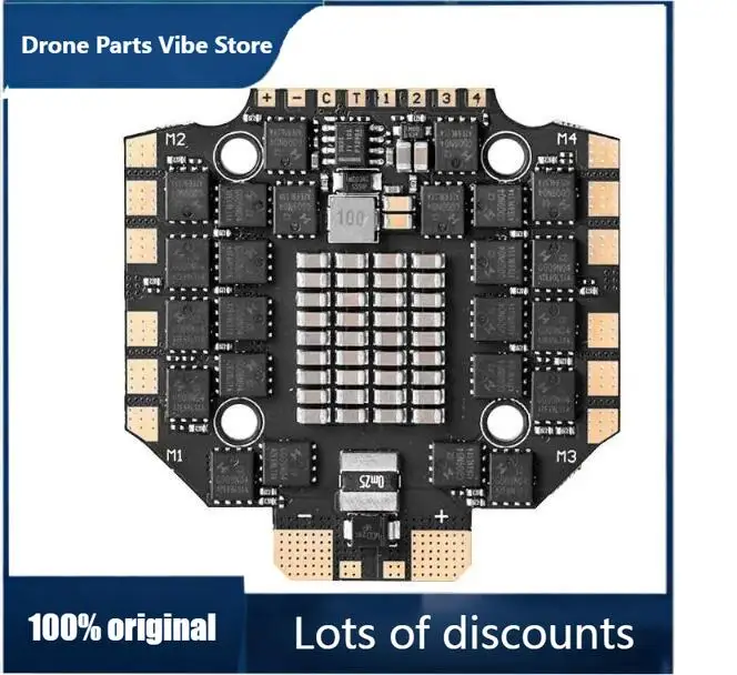 FyT-Motor Cine 80A 4-8S BLHeli_32 4-in-1 ESC brushless speed control 80AX4 - 30x30MM STM32G071 MCU For FPV drone cinematography
FyT-Motor Cine 80A 4-8S BLHeli_32 4-in-1 ESC brushless speed control 80AX4 - 30x30MM STM32G071 MCU For FPV drone cinematography