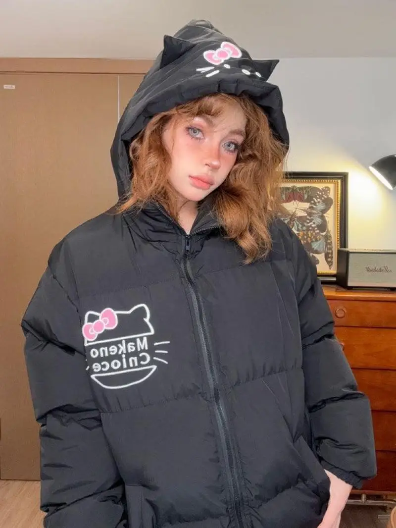 Hot Sanrio Kawaii Hello Kitty Girl Cotton Clothing Cute Hooded Bread Clothing Couple Sweet Casual Versatile Tops Cotton Jacket
Hot Sanrio Kawaii Hello Kitty Girl Cotton Clothing Cute Hooded Bread Clothing Couple Sweet Casual Versatile Tops Cotton Jacket