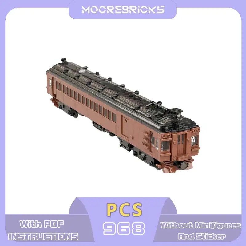 MOC 1 48 Motorized Doodlebug Train Building Blocks Gas Electric Motor Car Vintage Commuter Railway Carriage Bricks Adult Gift
MOC 1 48 Motorized Doodlebug Train Building Blocks Gas Electric Motor Car Vintage Commuter Railway Carriage Bricks Adult Gift