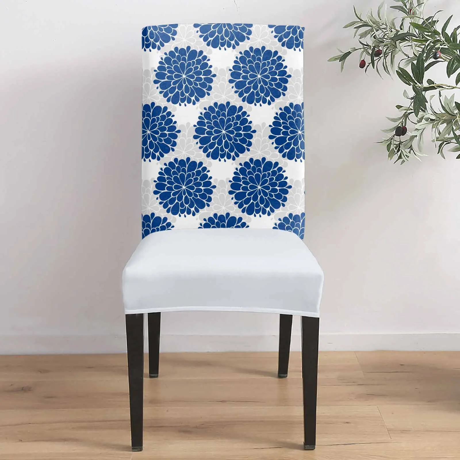 Vintage Bule Dahlia Flower Art 4/6/8PCS Spandex Elastic Chair Case For Wedding Hotel Banquet Dining Room
Vintage Bule Dahlia Flower Art 4/6/8PCS Spandex Elastic Chair Case For Wedding Hotel Banquet Dining Room