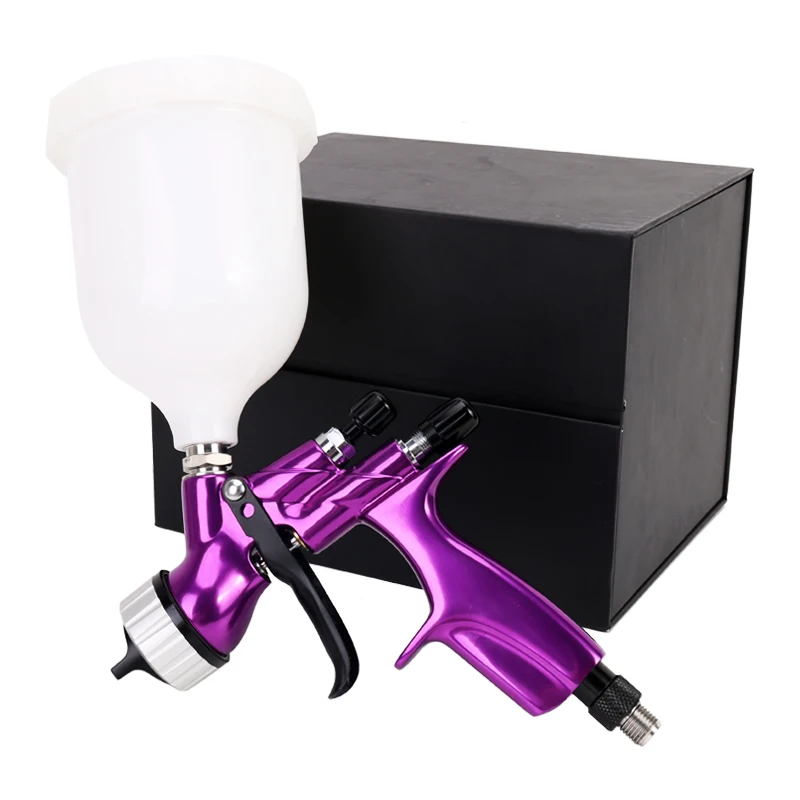 HVLP Paint Spray Gun Gravity Spray Gun 1.3mm Airbrush With 600CC Container Paint Tank For Painting Car Repair Spray Gun Air Tool
HVLP Paint Spray Gun Gravity Spray Gun 1.3mm Airbrush With 600CC Container Paint Tank For Painting Car Repair Spray Gun Air Tool