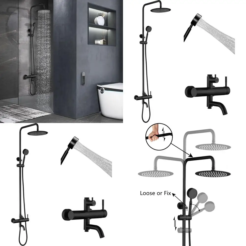 Комплект уличного душа из нержавеющей стали с ручным душем, высококачественная душевая система, включая кабину и комплектующие
Комплект уличного душа из нержавеющей стали с ручным душем, высококачественная душевая система, включая кабину и комплектующие