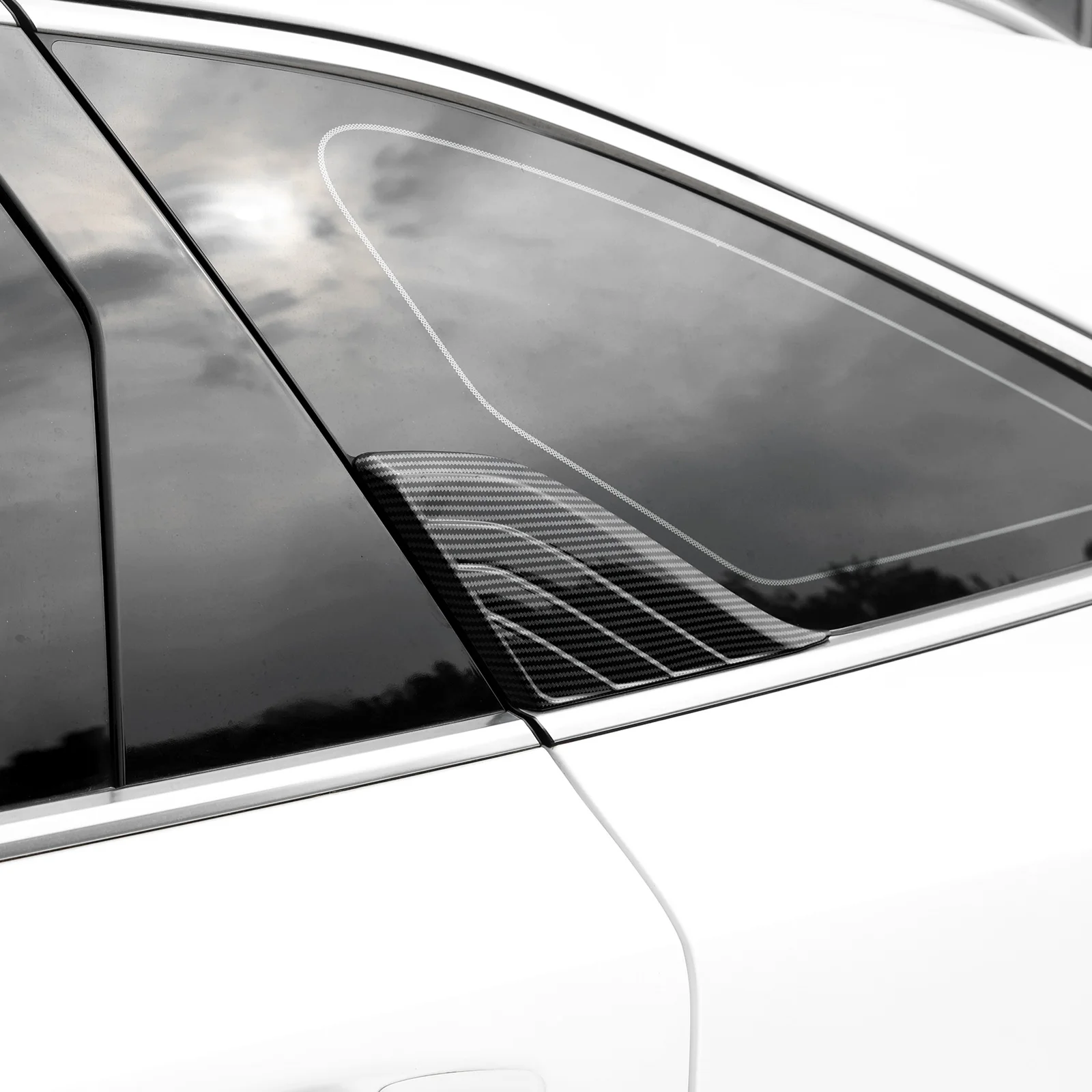 Car Exterior Carbon Fiber Styling C-Pillar Window Glass Protector Frame Trim Cover For Kia Sorento MQ4 2021-2024 
Car Exterior Carbon Fiber Styling C-Pillar Window Glass Protector Frame Trim Cover For Kia Sorento MQ4 2021-2024