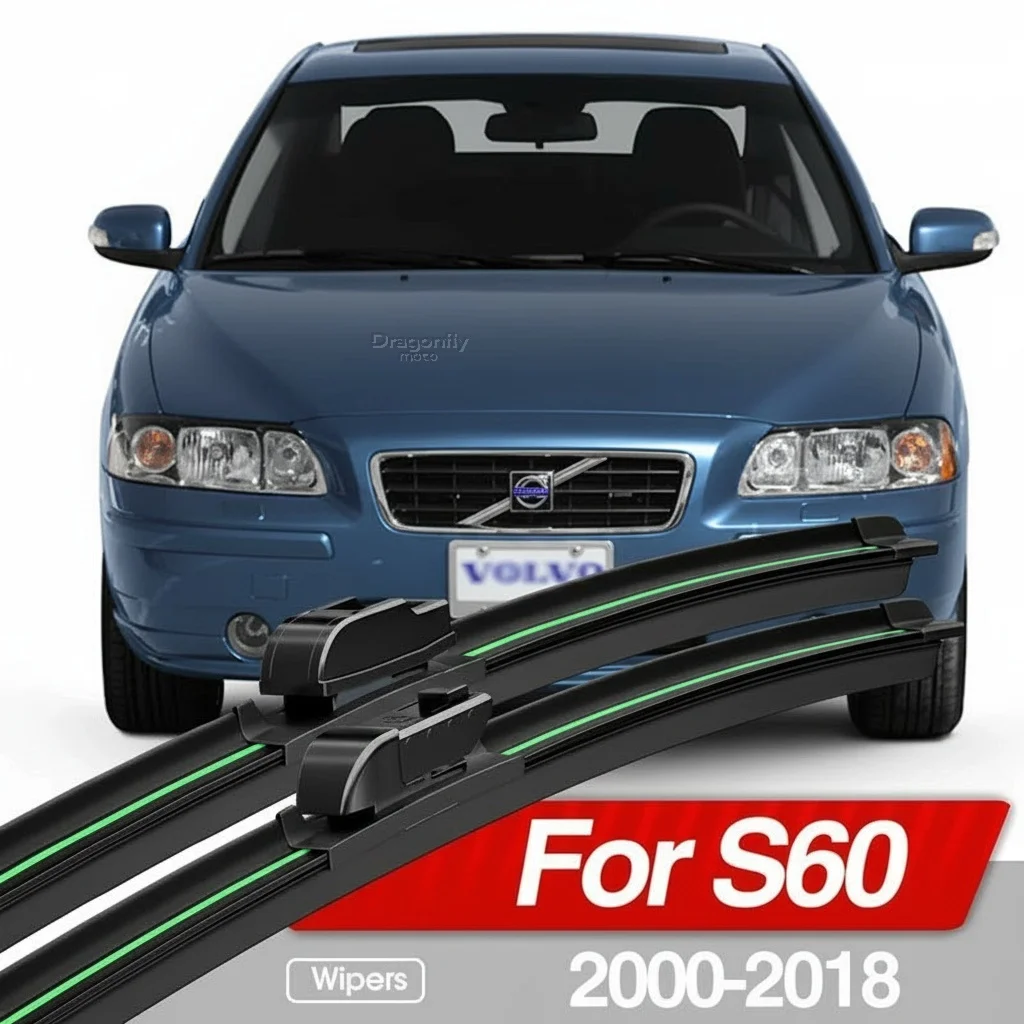For Volvo S60 2000-2018 Front Windshield Wiper Blades 2pcs Windscreen Window Accessories 2001 2004 2005 2010 2011 2013 2014 2017
For Volvo S60 2000-2018 Front Windshield Wiper Blades 2pcs Windscreen Window Accessories 2001 2004 2005 2010 2011 2013 2014 2017