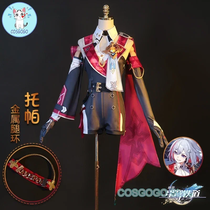COSGOGO Game Honkai: Star Rail Topaz Косплей Костюм Хэллоуин наряды женский полный комплект
COSGOGO Game Honkai: Star Rail Topaz Косплей Костюм Хэллоуин наряды женский полный комплект
